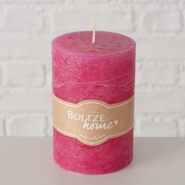 ΚΕΡΙ ΣΚ ΡΟΖ Casual, H10cm, D7cm, Wax