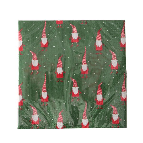 ΧΑΡΤΟΠΕΤΣΕΤΕΣ Kurt ΠΡΑΣΙΝΟ ΜΕ ΚΟΚΚΙΝΑ ΞΩΤΙΚΑ 20τμχ  ΧΑΡΤΙ