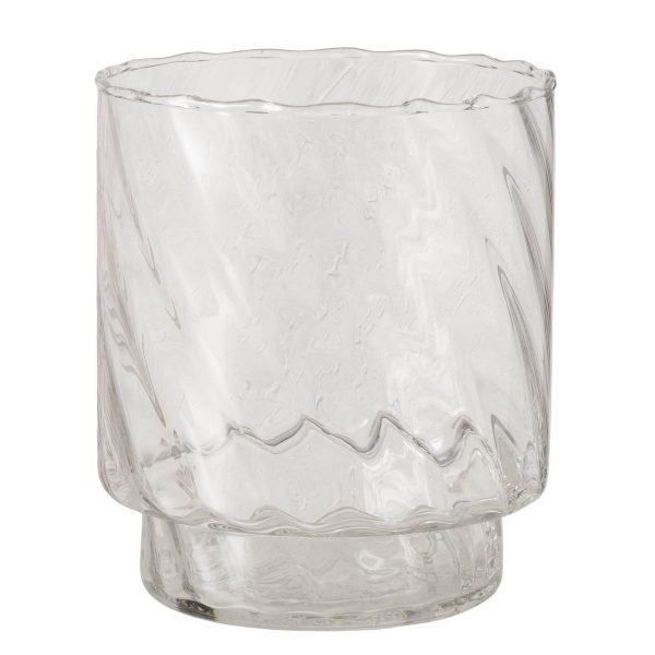 ΚΗΡΟΠΗΓΙΟ Louna ΔΙΑΦΑΝΕΣ ΓΥΑΛΙ H15cm D13cm