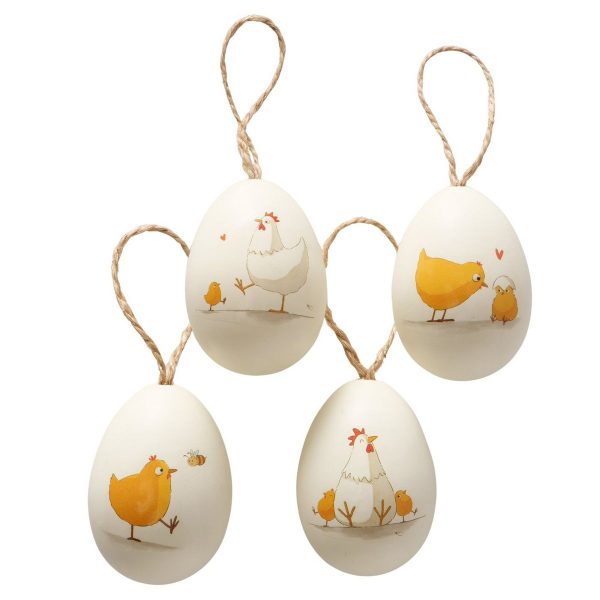 ΣΤΟΛΙΔΙ Set/4 ΣΧΕΔΙΟ ΚΟΤΑ Henny ΛΕΥΚΟ ΚΙΤΡΙΝΟ H6cm, D4cm