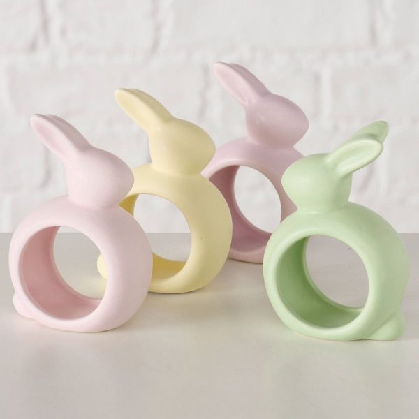 ΚΡΙΚΟΣ ΠΕΤΣΕΤΑΣ ΛΑΓΟΣ Mercy,3Χ6Χ9cm ΡΟΖ ΚΙΤΡΙΝΟ ΠΡΑΣΙΝΟ ΚΕΡΑΜΙΚΟ