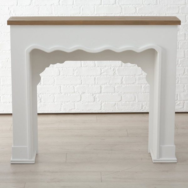 ΚΟΝΣΟΛΑ ΤΖΑΚΙΟΥ Alpina 110Χ22Χ95cm ΞΥΛΟ ΠΕΥΚΟ/ΕΥΚΑΛΥΠΤΟΣ ΦΥΣΙΚΟ/ΛΕΥΚΟ