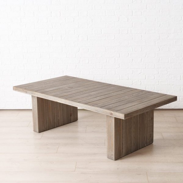 ΤΡΑΠΕΖΙ ΣΑΛΟΝΙΟΥ Hilo 160X80X50cm ΠΕΥΚΟ ΦΥΣΙΚΟ