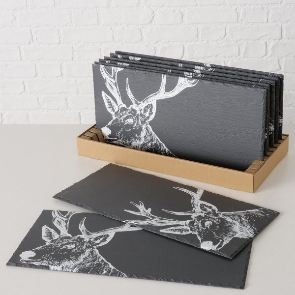 ΔΙΣΚΟΣ 2/ass ΣΕΡΒΙΡΙΣΜΑΤΟΣ Moritz ΜΑΥΡΗ ΠΕΤΡΑ ΣΧΕΔΙΟ ΛΕΥΚΟ ΕΛΑΦΙ 48x22x1.5 cm