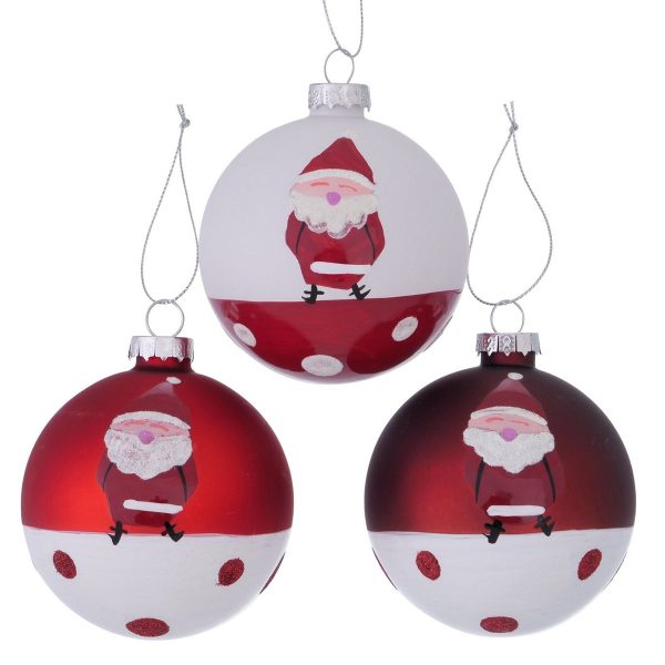 ΜΠΑΛΑ 3/ass ΣΧΕΔΙΟ ΑΙ ΒΑΣΙΛΗΣ Nicos ΚΟΚΚΙΝΟ ΛΕΥΚΟ D8cm ΑΛΟΥΜΙΝΙΟ ΓΥΑΛΙ