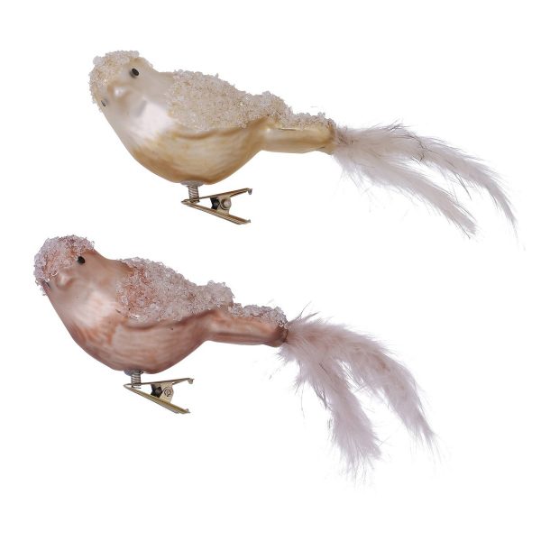 ΣΤΟΛΙΔΙ 2/ass ΠΟΥΛΙ Pilly ΧΡΥΣΟ 18Χ4,5Χ6cm ΓΥΑΛΙ