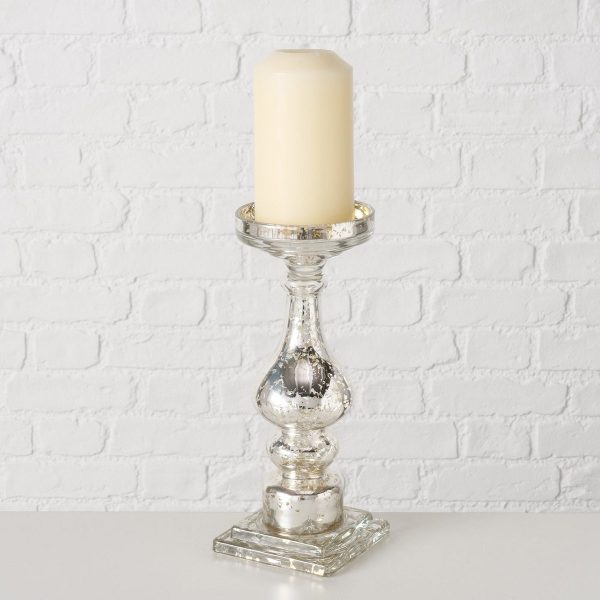 ΚΗΡΟΠΗΓΙΟ Classico 12,5X12,5Χ32cm ΓΥΑΛΙ ΑΝΤΙΚΕ ΑΣΗΜΙ