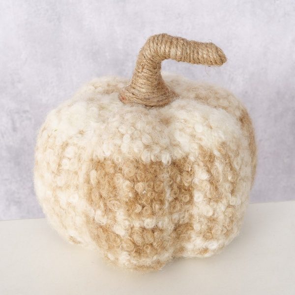 ΚΟΛΟΚΥΘΑ Boucla ΕΚΡΟΥ ΑΝ ΚΑΦΕ H17cm D18cm Polyethylene, Polyester