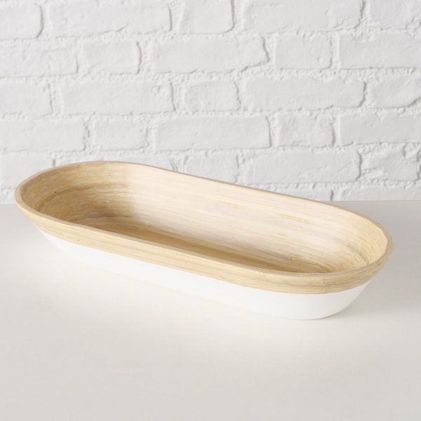 ΜΠΟΛ ΟΒΑΛ ΜΠΑΜΠΟΥ Bambo ΦΥΣΙΚΟ ΛΕΥΚΟ 45Χ15Χ7cm