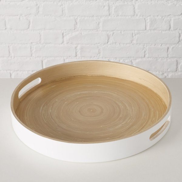 ΔΙΣΚΟΣ ΜΠΑΜΠΟΥ Bambo ΦΥΣΙΚΟ ΛΕΥΚΟ Η5cm D35cm