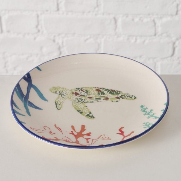 ΠΙΑΤΟ ΦΡΟΥΤΟΥ ΣΧΕΔΙΟ ΧΕΛΩΝΑ Turtle D20cm ΕΚΡΟΥ ΠΡΑΣΙΝΟ ΜΠΛΕ Dishwasher proof