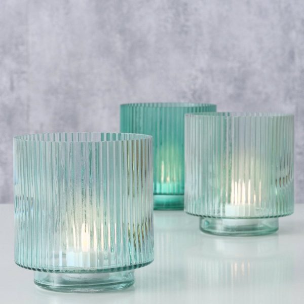 ΚΗΡΟΠΗΓΙΟ 3/ass Krato H13cm D12cm  ΓΥΑΛΙ ΤΙΡΚΟΥΑΖ