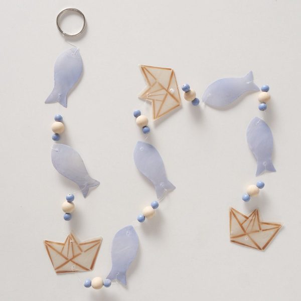 ΓΙΡΛΑΝΤΑ ΨΑΡΙ/ΚΑΡΑΒΙ Sheba ΜΩΒ ΚΑΦΕ H180cm Nylon, Capiz