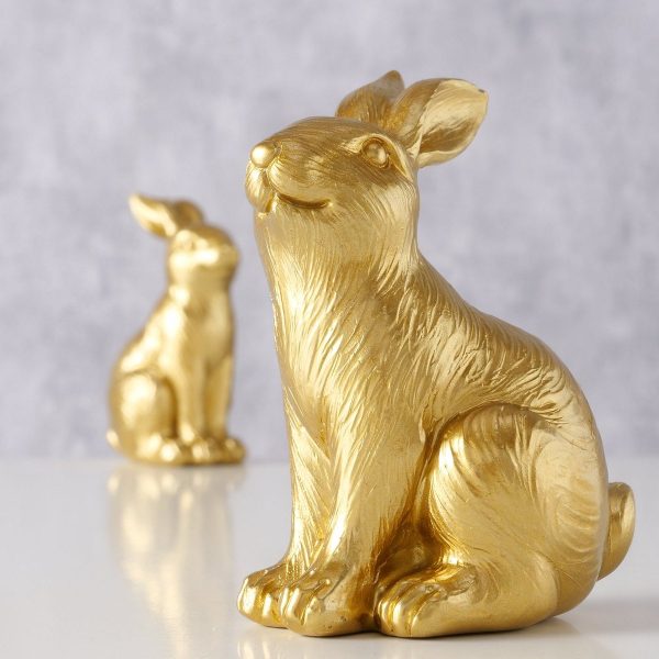 ΛΑΓΟΣ 2/ass ΦΙΓΟΥΡΑ ΧΡΥΣΟ Snorre 8Χ6Χ11cm Polyresin