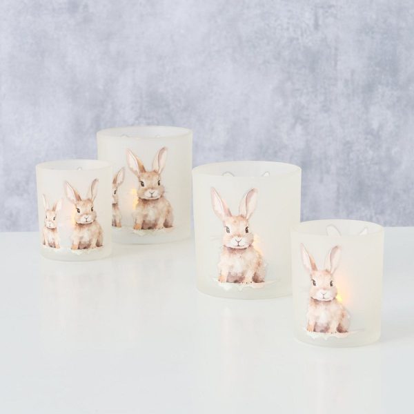 ΚΗΡΟΠΗΓΙΟ 2/ass Set/2 ΛΑΓΟΥΔΑΚΙΑ Hansi H9-10cm D7-9cm ΛΕΥΚΟ ΚΑΦΕ ΠΛΑΣΤΙΚΟ