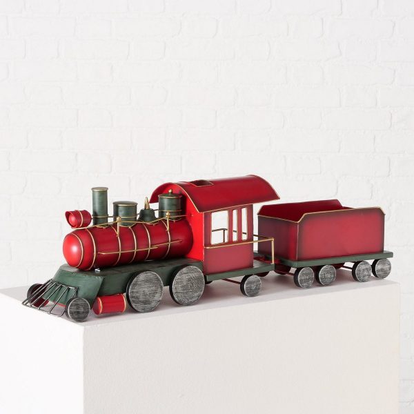 ΤΡΕΝΟ Senator 73ΧX16X21cm ΚΟΚΚΙΝΟ ΠΡΑΣΙΝΟ ΜΕΤΑΛΛΟ