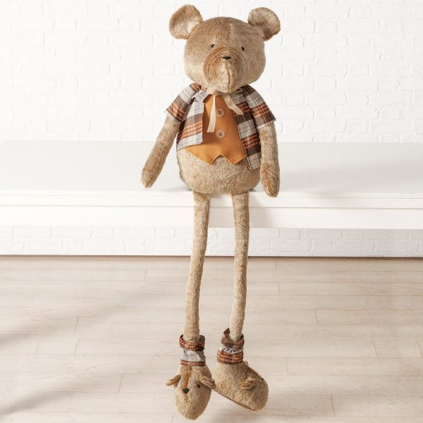 ΑΡΚΟΥΔΟΣ ΑΓΟΡΙ ΦΙΓΟΥΡΑ ΚΑΦΕ 48X27X138cm Polyester