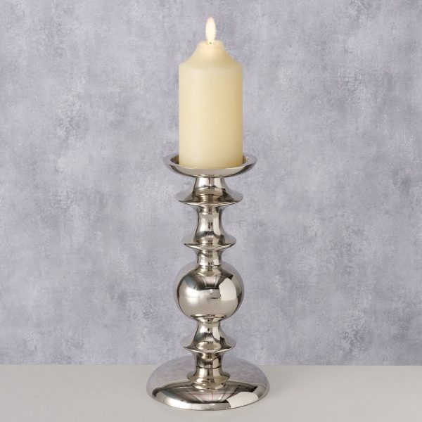 ΚΗΡΟΠΗΓΙΟ Eliso H26,7cm ΑΣΗΜΙ ΑΛΟΥΜΙΝΙΟ