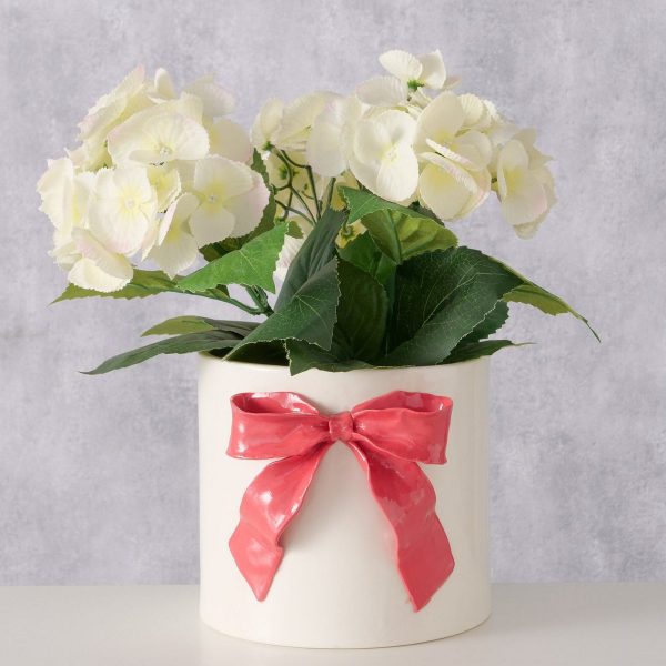 ΚΑΣΠΩ ΛΕΥΚΟ ΜΕ ΦΙΟΓΚΟ KOKKINO ΠΟΡΣΕΛΑΝΗ H15cm D18cm