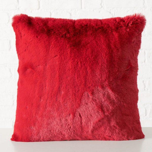 ΜΑΞΙΛΑΡΙ ΓΟΥΝΑ ΚΟΚΚΙΝΟ 45Χ45Χ15cm Liz Polyester