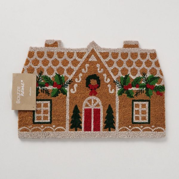 ΠΑΤΑΚΙ ΕΙΣΟΔΟΥ ΣΠΙΤΙ Julehus 60X40X1,2cm PVC, ΚΟΚΟΦΟΙΝΙΚΑΣ Natural