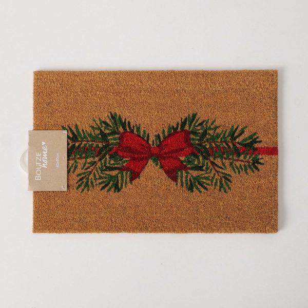 ΠΑΤΑΚΙ ΕΙΣΟΔΟΥ ΓΚΙ ΜΕ ΚΟΚΚΙΝΟ ΦΙΟΓΚΟ Noelle 60X40X1,2cm PVC, ΚΟΚΟΦΟΙΝΙΚΑΣ Natural