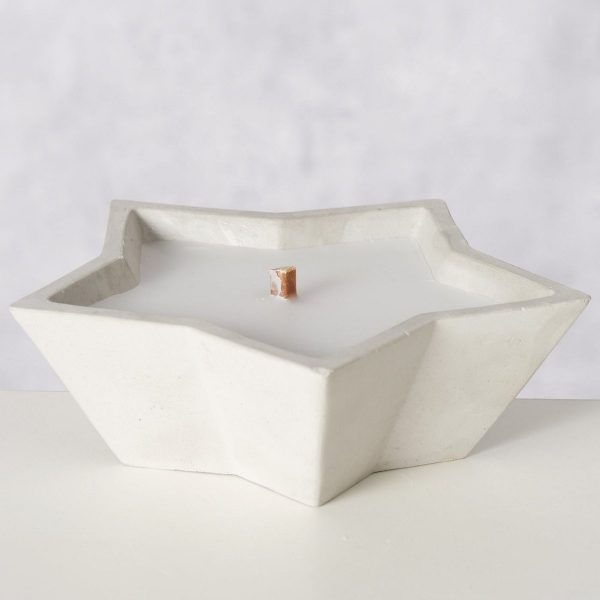 ΚΕΡΙ ΣΕ ΑΣΤΕΡΙ ΓΚΡΙ ΠΕΤΡΙΝΟ Bonko H5,5cm D22cm ΠΑΡΑΦΙΝΗ