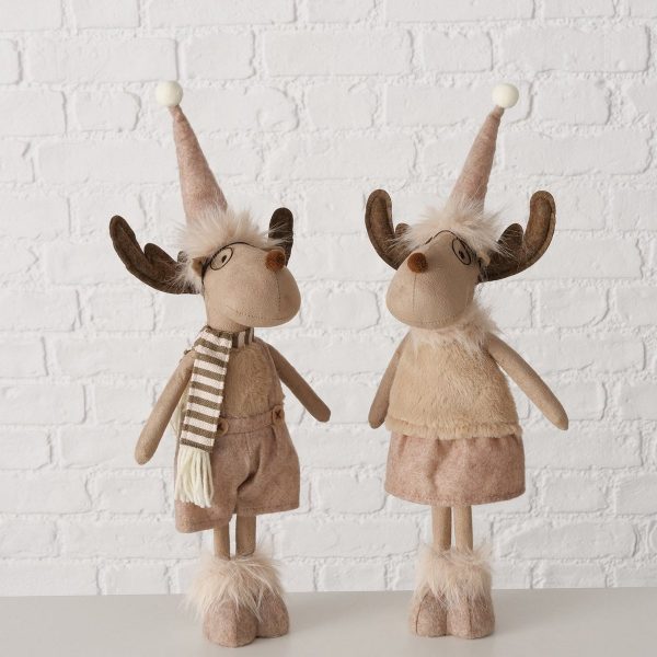 ΕΛΑΦΙ ΦΙΓΟΥΡΑ 2/ass ΑΓΟΡΙ/ΚΟΡΙΤΣΙ ΜΕ ΓΟΥΝΑ  ΚΑΦΕ Kalina 17X9X48cm polyester