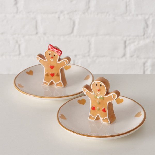 ΠΙΑΤΟ 2/ass  ΜΕ ΜΠΙΣΚΟΤΟΠΑΙΔΟ Ginger D12,5cm ΛΕΥΚΟ ΚΑΦΕ ΚΕΡΑΜΙΚΟ