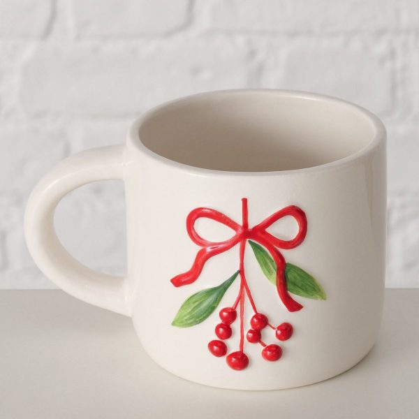 ΚΟΥΠΑ ΓΚΙ ΜΕ ΕΛΑΤΟ Noelle ΚΟΚΚΙΝΟ ΛΕΥΚΟ ΠΡΑΣΙΝΟ 350ml Dishwasher proof