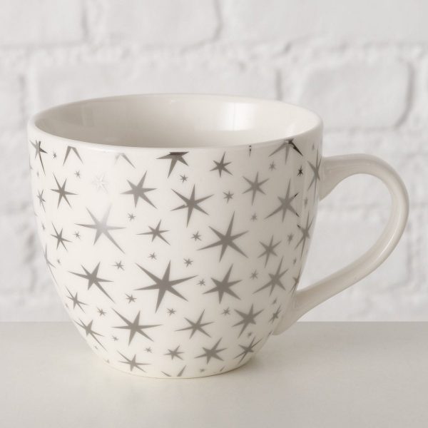 ΚΟΥΠΑ ΛΕΥΚΗ ΜΕ ΑΣΗΜΕΝΙΑ ΑΣΤΕΡΙΑ Jumbo Sally 420ml New Bone