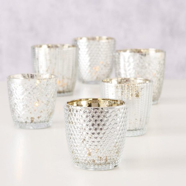 ΚΗΡΟΠΗΓΙΟ 3/ass Set/2 ΑΣΗΜΙ ΧΡΥΣΟ Patty H7-9cm D8-9cm ΓΥΑΛΙ