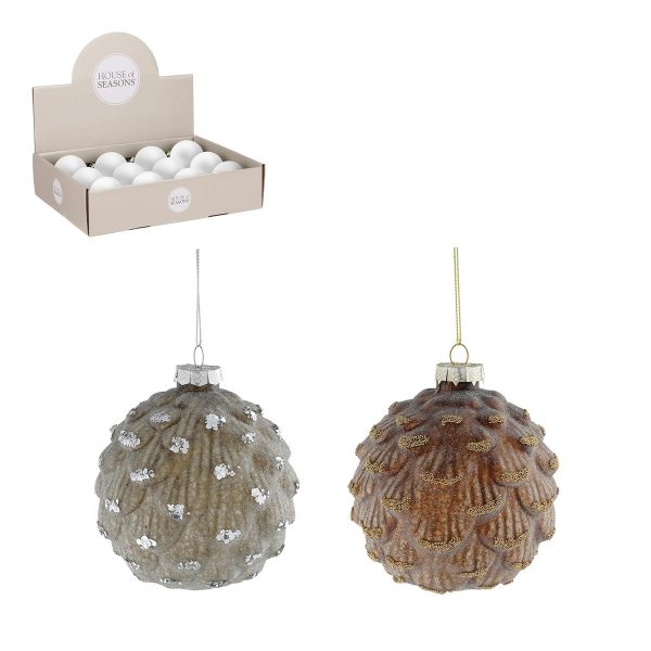 ΜΠΑΛΑ 2/ass ΚΟΥΚΟΥΝΑΡΙ ΑΣΗΜΙ ΚΑΦΕ D10cm ΓΥΑΛΙ