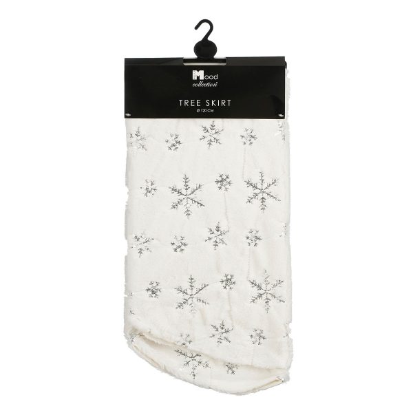 ΠΟΔΙΑ ΔΕΝΤΡΟΥ snowflake OFF WHITE  d120cm polyester