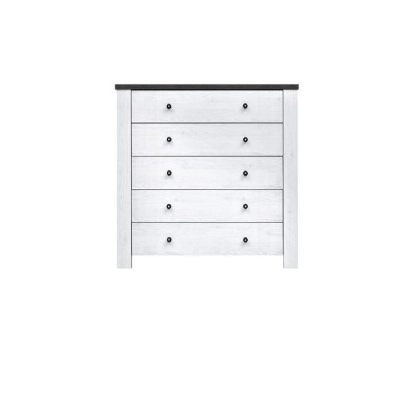 ΣΥΡΤΑΡΙΕΡΑ 100/100/40,50cm STOCKHOLM 006 SNOW ASH / STAINED OAK ΜΕΛΑΜΙΝΗ (ΠΕΡΙΛΑΜΒΑΝΕΤΑΙ ΟΔΗΓΟΣ ΣΥΝΑΡΜΟΛΟΓΗΣΗΣ)