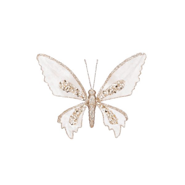 ΠΕΤΑΛΟΥΔΑ ΜΕ Clip off white -  L20 w13 h2cm polyester
