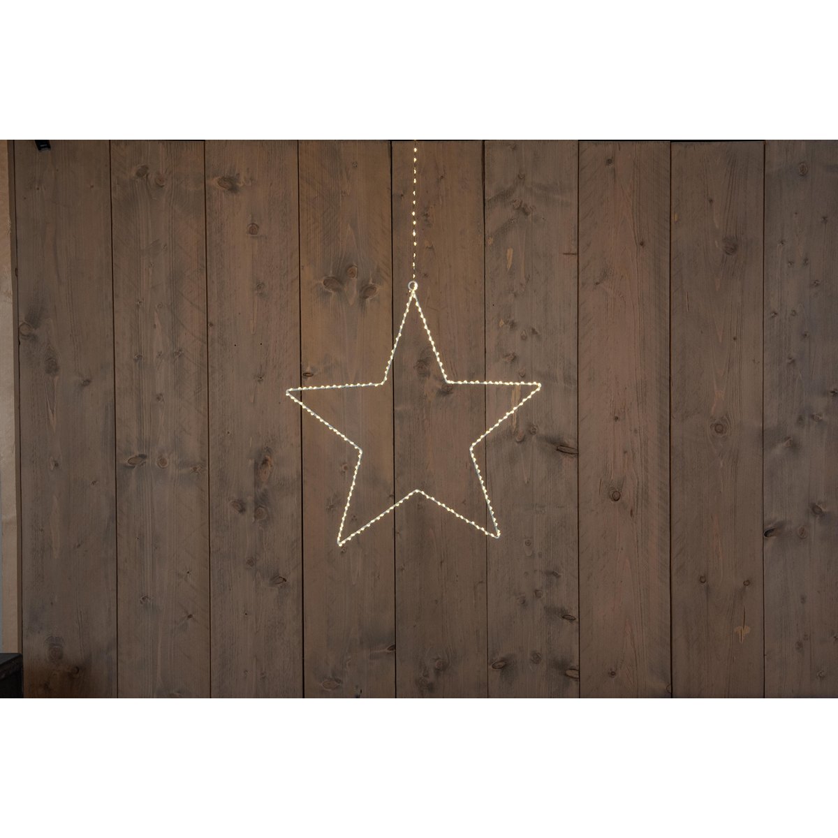 ΑΣΤΕΡΙ ΛΕΥΚΟ 37CM ΜΕΤΑΛΛΙΚΟ 200LED ΘΕΡΜΟ ΛΕΥΚΟ 50CM ΚΑΛΩΔΙΟ ΜΕ LED - 4