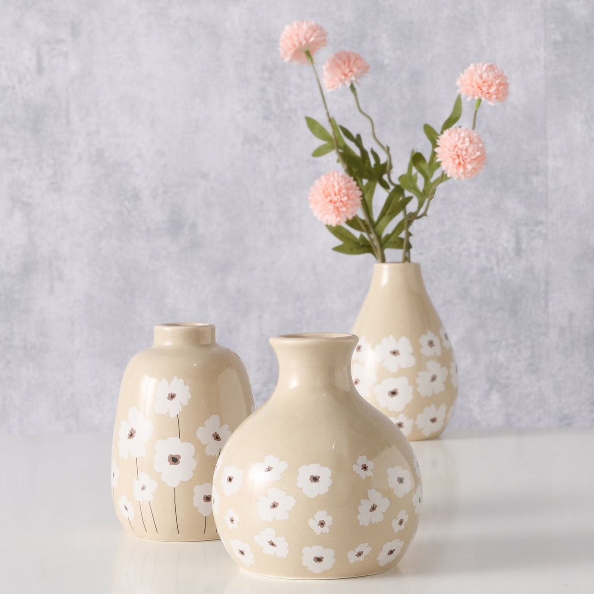 ΒΑΖΟ Canea 3/ass ΕΚΡΟΥ Floral