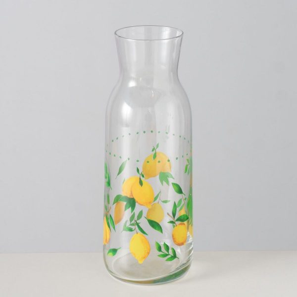 ΚΑΝΑΤΑ ΛΕΜΟΝΙΑ H 25cm D 10cm  Palermo 1.200 ml ΔΙΑΦΑΝΕΣ ΓΥΑΛΙ