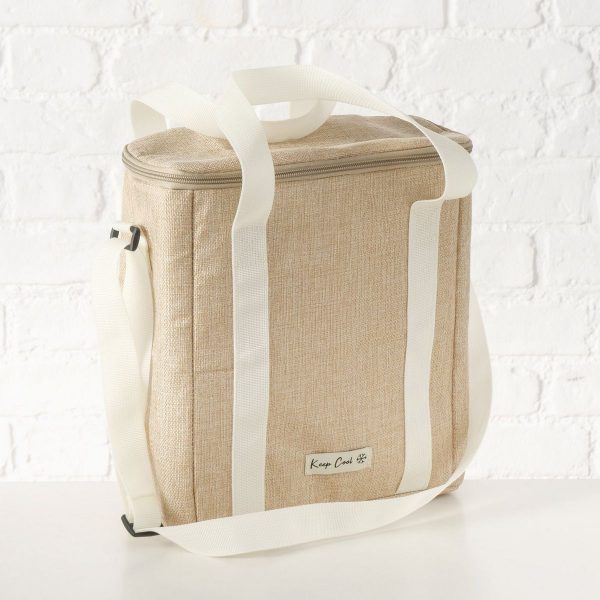 ΤΣΑΝΤΑ ΙΣΟΘΕΡΜΙΚΗ Keep Cool, 11.687ml, ΕΚΡΟΥ 29Χ13Χ31cm, Polyester