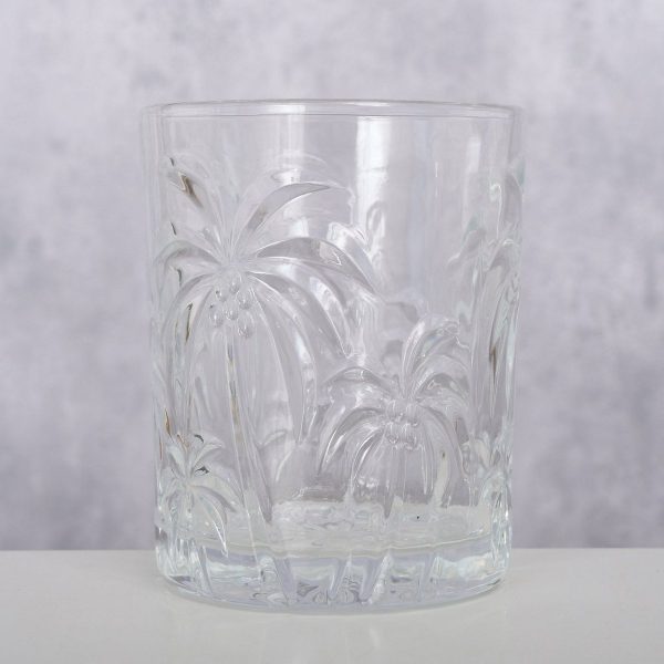 ΠΟΤΗΡΙ Lapalma ΔΙΑΦΑΝΕΣ ΓΥΑΛΙ ΦΟΙΝΙΚΑΣ Dishwasher proof H10 D8cm
