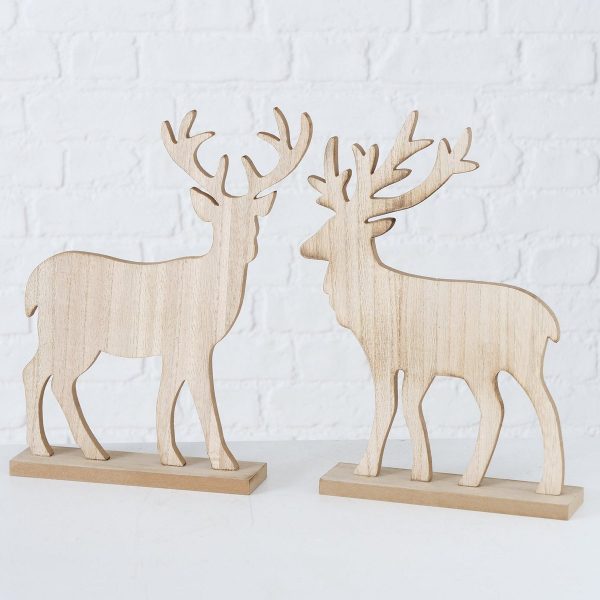 ΕΛΑΦΙ 2/ass ΦΙΓΟΥΡΑ Kigan 26x5x30cm MDF Natural