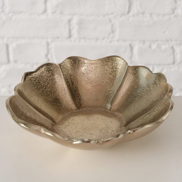 ΜΠΟΛ Prilo, ΧΡΥΣΟ Flower, H4cm, D16cm ΜΕΤΑΛΛΟ