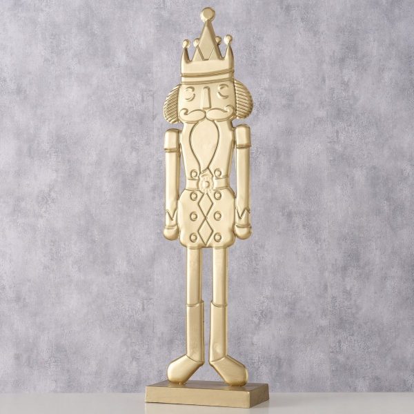 ΚΑΡΥΟΘΡΑΥΣΤΗΣ Tomaso H 75cm W 11cm,L 20,50cm ΦΙΓΟΥΡΑ ΧΡΥΣΟ ΜΑΤ  ΚΕΡΑΜΙΚΟ