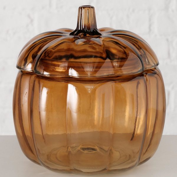 ΔΟΧΕΙΟ ΑΠΟΘΗΚΕΥΣΗΣ Kyrby 1900ml,H 18,50cm,D 18cm ΚΟΛΟΚΥΘΑ ΓΥΑΛΙΝΗ ΚΑΦΕ-ΜΕΛΙ