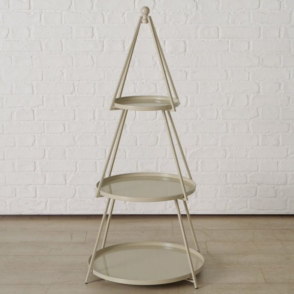 ΡΑΦΙΕΡΑ ΤΡΙΩΡΟΦΗ Frederik H122,cm, W 60cm,L 60cm ΜΠΕΖ ΣΧΗΜΑ ΔΕΝΤΡΟ ΜΕΤΑΛΛΙΚΗ
