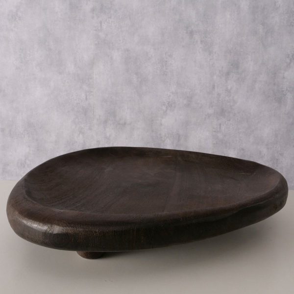 ΠΙΑΤΕΛΑ ΚΑΦΕ ΣΚΟΥΡΟ Meliz H 5cm ,L 30CM,W 28cm ΜΕ ΠΟΔΑΡΑΚΙΑ mango