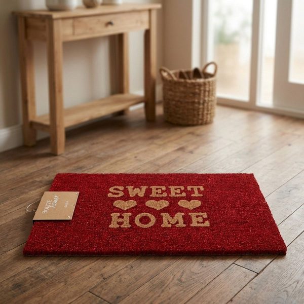 ΠΑΤΑΚΙ ΕΙΣΟΔΟΥ Comelina 60Χ40cm ΚΟΚΚΙΝΟ SWEET HOME