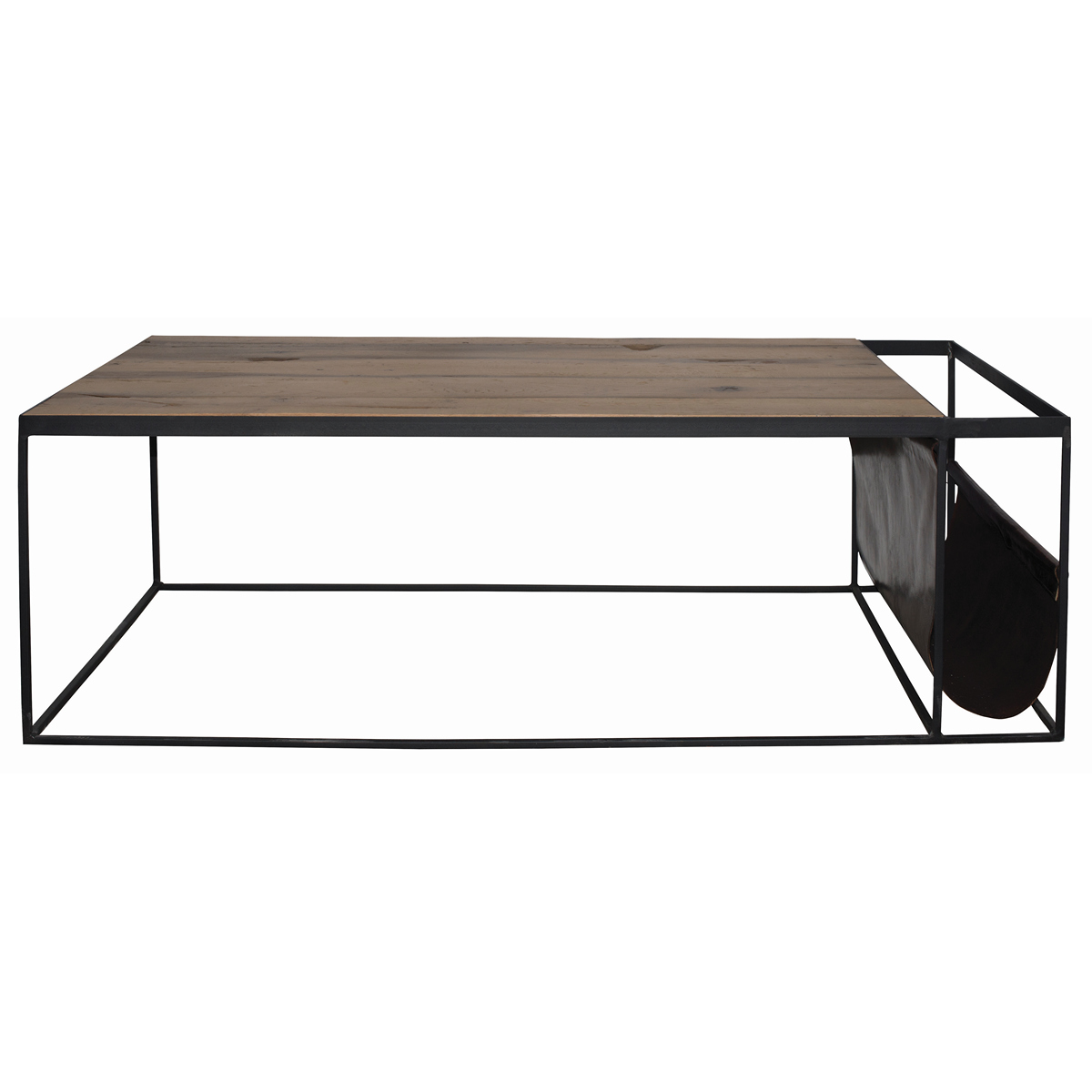 ΤΡΑΠΕΖΙ 120X60X40 CM ΕΠΙΦΑΝΕΙΑ OAK NATURAL ΜΕΤΑΛΛΙΚΟ ΣΚΕΛΕΤΟ ΜΕ ΘΗΚΗ ΓΙΑ ΠΕΡΙΟΔΙΚΑ