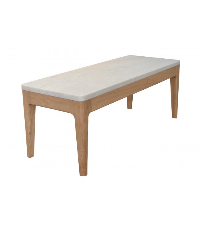 ΠΑΓΚΑΚΙ 90x34x32 CM MEDIUM OLD OAK NATURE TOP ΛΕΥΚΟ ΜΑΡΜΑΡΟ